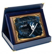 Plakett szett - kék/arany