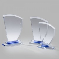 Üvegdíj CR205 - 18 cm