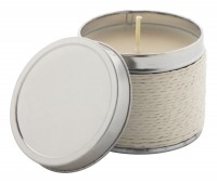 Illatosított gyertya fém dobozban