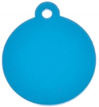 Kutyabiléta: kör alakú - kék