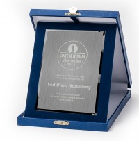 Plakett díszdoboz - 17x21 cm