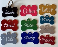 Kutyabiléta: csont alakú - mályva